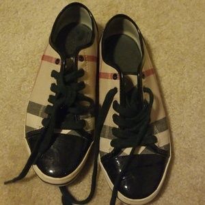 Burberry Canvas Nova Check Sneakers
